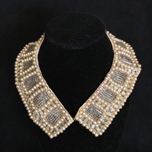 Vintage 40’s Pearl & Beaded Collar